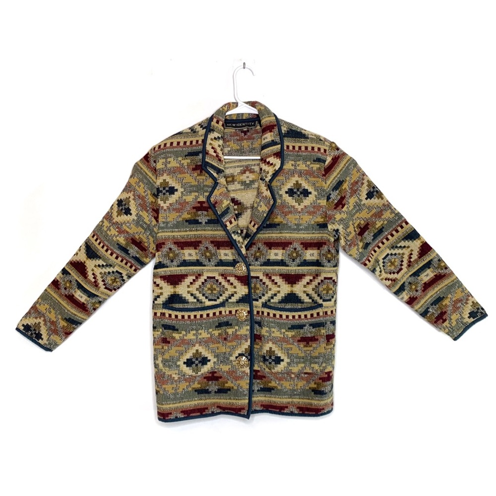 New Identity Vintage Woven Blazer